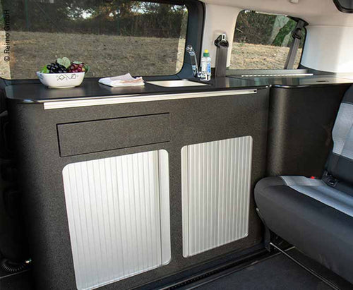 Modulo cucina Citroen Spacetourer Trip con tecnologia e sistema idrico, nero 18379