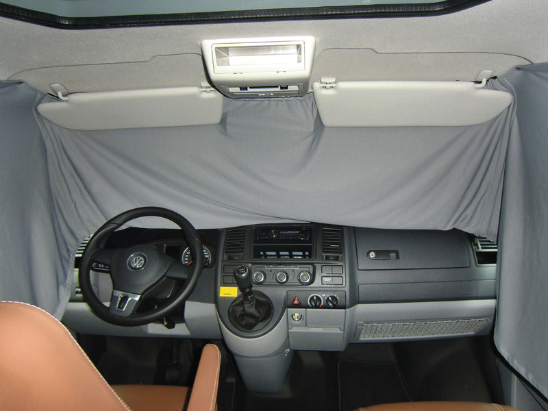 Carica immagine in Galleria Viewer, VW T6/5 Tenda paravento cabina grigio, monostrato, monostrato, 1 pezzo 19240
