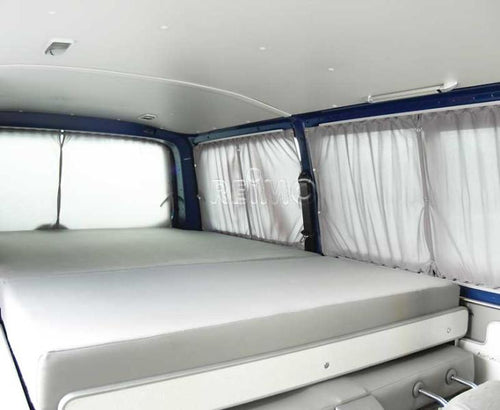 VW T6/5 LR Set di tende grigio, traslucido 19232