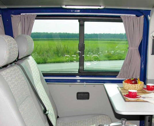 VW T6/5 LR Set di tende grigio, traslucido 19232