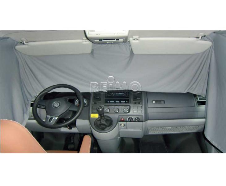 Carica immagine in Galleria Viewer, VW T6/5 Tenda paravento cabina grigio, monostrato, monostrato, 1 pezzo 19240
