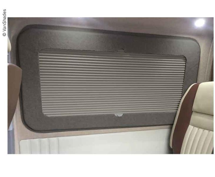 Load image into Gallery viewer, Tenda oscurante per soggiorno VW T5/T6, posteriore destro, termo, grigio 19301
