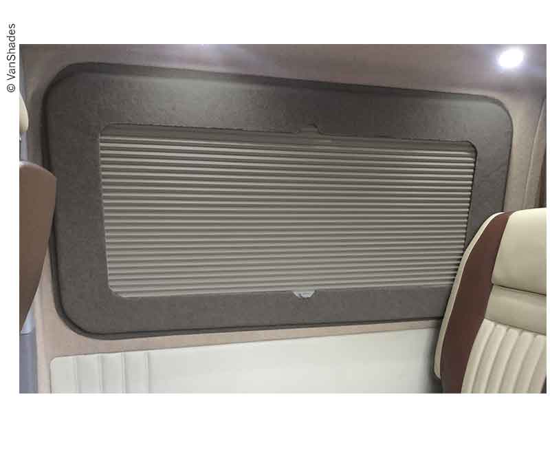 Load image into Gallery viewer, Tenda oscurante per soggiorno VW T5/T6, posteriore destro, termo, grigio 19301
