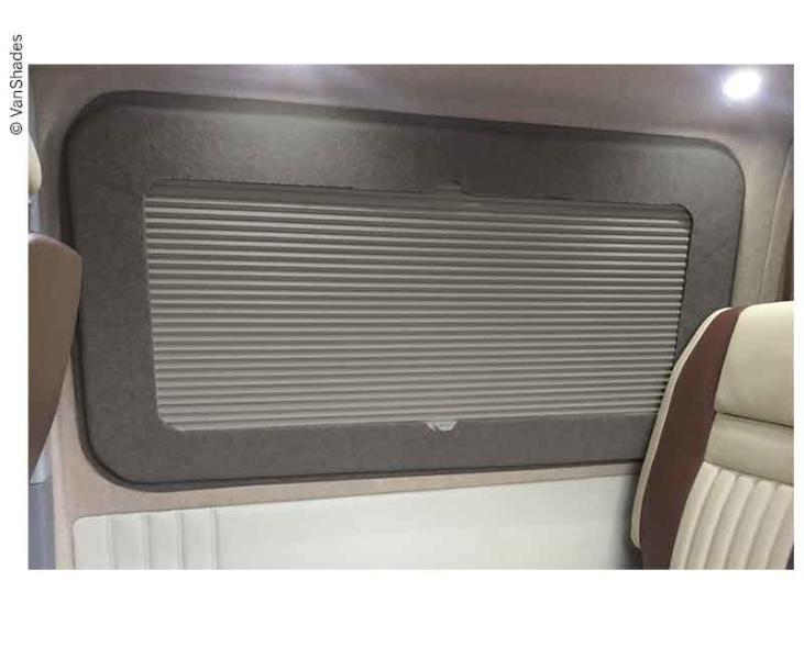 Carica immagine in Galleria Viewer, Tenda oscurante per zona giorno VW T5/T6, frontale sinistro, termo, grigio, lato 19303
