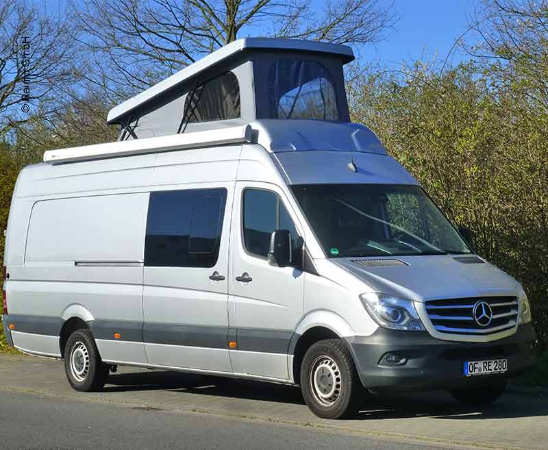 Carica immagine in Galleria Viewer, Schlafdach für Mercedes Sprinter 6 m Fahrzeuglänge 2806631
