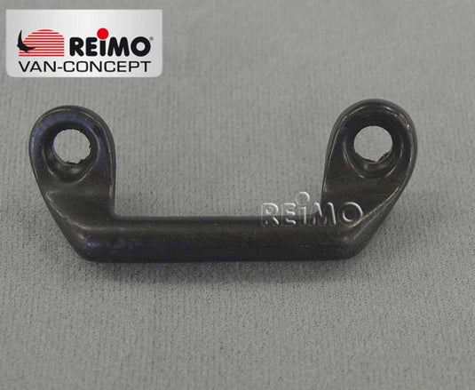 Fermaglio di metallo nero, distanza tra i fori 53 mm 29471L