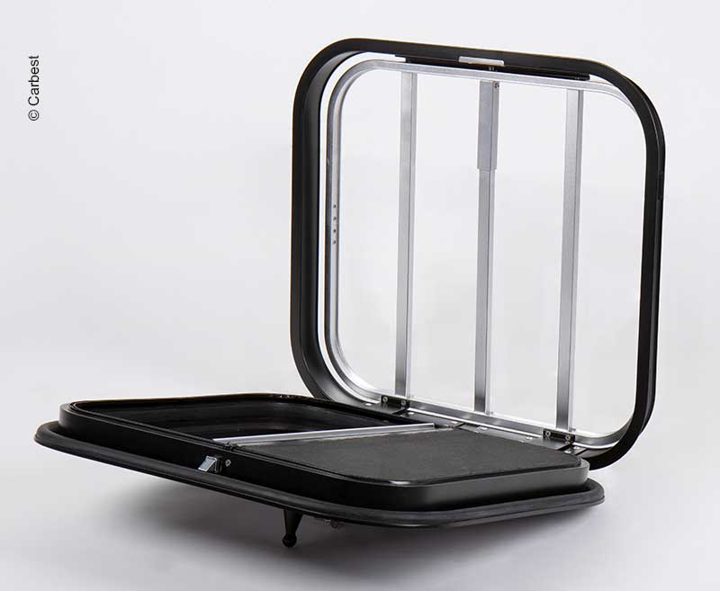 Carica immagine in Galleria Viewer, RW-Trailer horse trailer trailer finestra con griglia e chiusura a chiave, 790x515 31970
