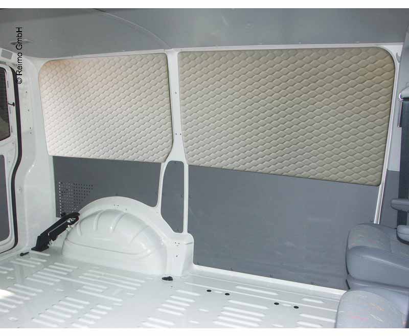 Load image into Gallery viewer, Rivestimento interno VW T5/T6 KR + LR Bus, grigio, di fronte alla porta scorrevole 32001
