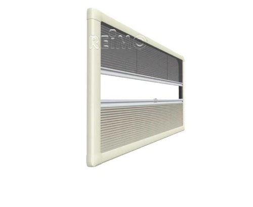 Set di profili UCS pieghettato Duo B.900mm-1400mm bianco 35096