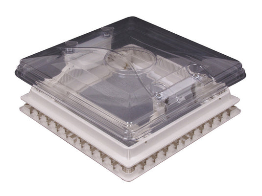 Sportello da tetto 40x40cm con cappuccio in vetro trasparente + zanzariera 36030