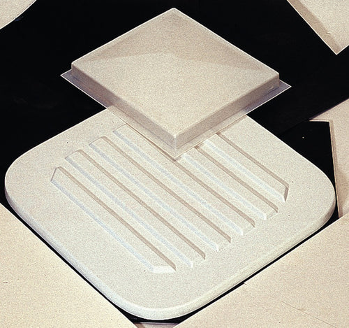 Cappa da tetto 380 x 420 mm doppia con ventilazione permanente 36231