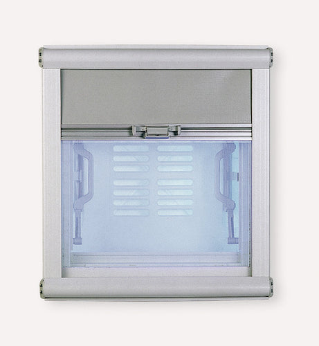 Botola tetto motorhome, SEITZ tettuccio tettuccio avvolgibile 480 x 500 mm grigio 37062
