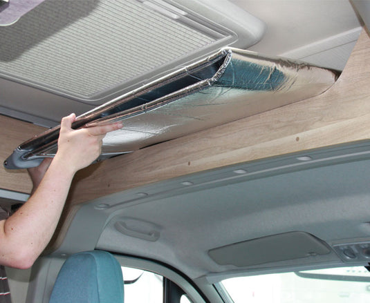 Tenda termica porta scorrevole Ducato X250/290, boxer, ponticello, colore: grigio chiaro 37321