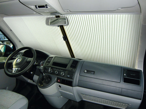 Tenda avvolgibile per parabrezza VW-T5 IV dall'anno 2010 grigio 374090