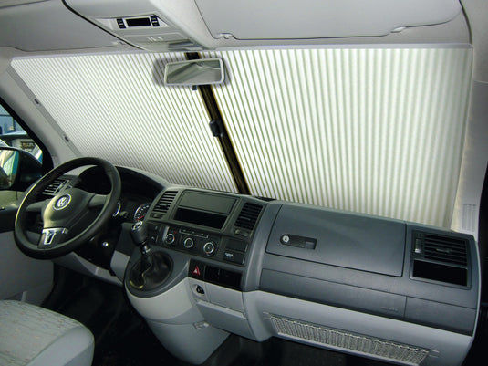 Tenda avvolgibile per parabrezza VW-T5 IV dall'anno 2010 grigio 374090