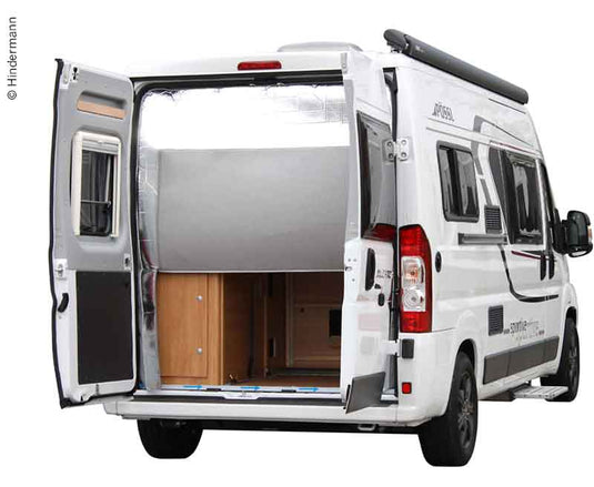 Isolamento della porta posteriore VW Crafter >17, 1 pezzo, grigio chiaro, materiale isolante a 3 strati 37462