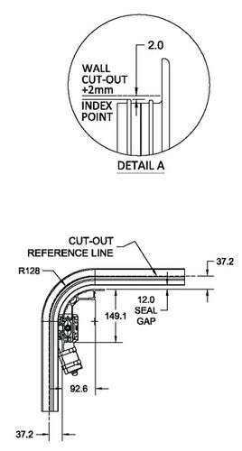 Cornice scorrevole Euro 2500x2000 410642