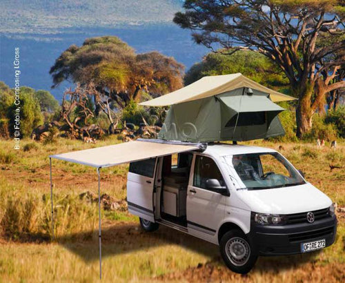 Tenda da sole laterale in alloggiamento in alluminio per lo srotolamento 42301