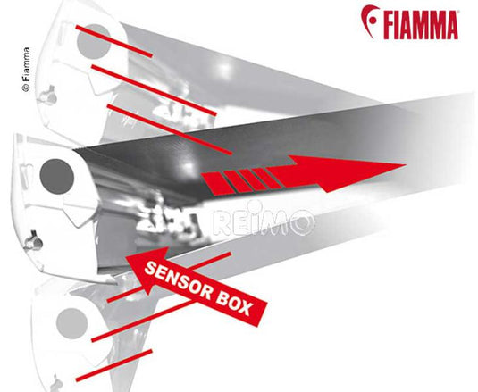 FIAMMA F45 Eagle, 3,5 m, grigio Delux, corpo bianco 42520