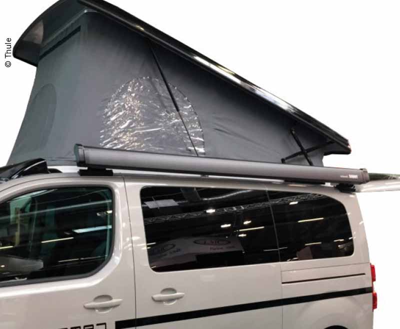 Load image into Gallery viewer, Tenda da sole Omnistor 4900 + adattatore Citroen Spacetourer 2,6m, per lato sinistro 42673
