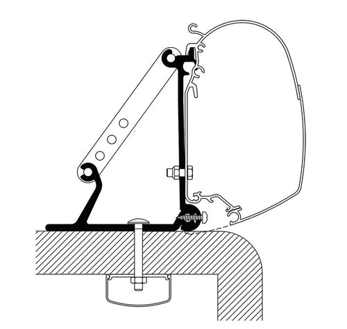 Thule Adattatore universale per tetto Oni Roof - 3 pz. 426785