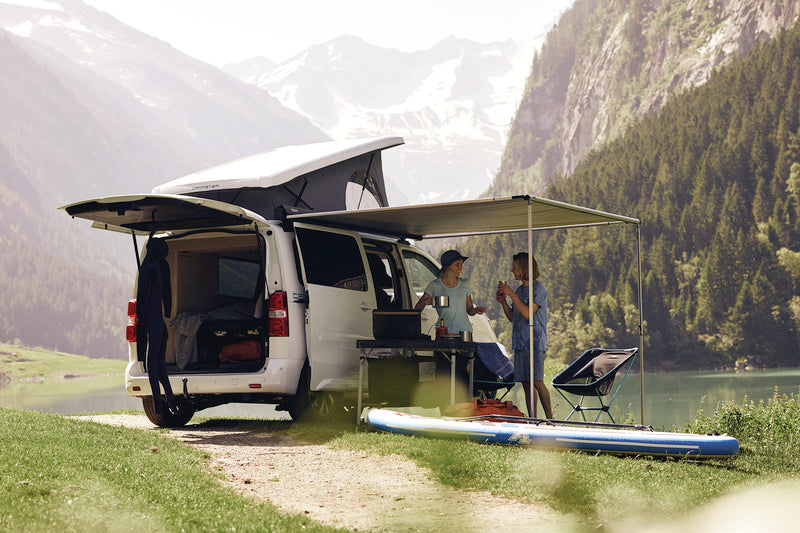 Load image into Gallery viewer, Tenda da sole Thule 3200, 1,9m, grigio Uni, alloggiamento antracite 42683
