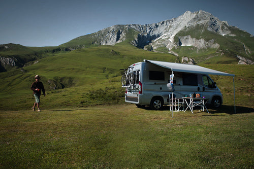 Omnistor Tenda da sole 6200 3,25m Mystic Grey, alloggiamento anodizzato 42806