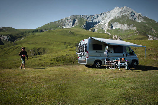 Omnistor Tenda da sole 6200 3,25m Mystic Grey, alloggiamento anodizzato 42806