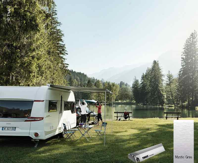 Load image into Gallery viewer, Set per tende da sole 6200, 375cm, colore tessuto Mystic Grey 428080
