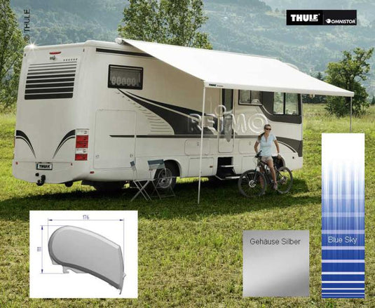 Tenda da tetto Thule 9200 Lunghezza: 4,0m custodia argento 428206