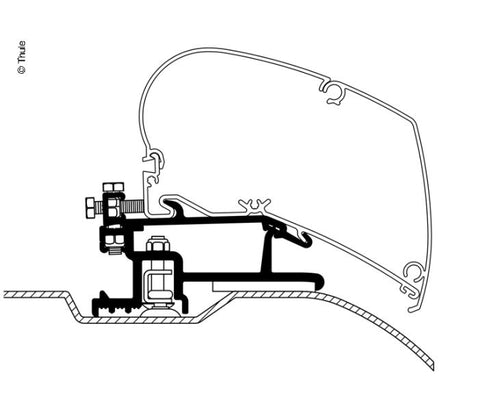 Adattatore per Omn. 6002/6900, versione piatta, Ducato 430093