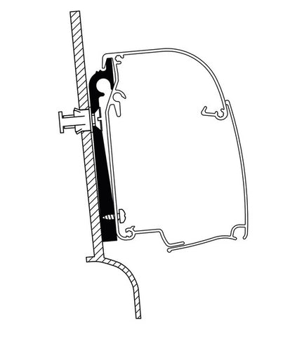 Adattatore per tende da sole Omnistor per veicoli Westfalia 430633