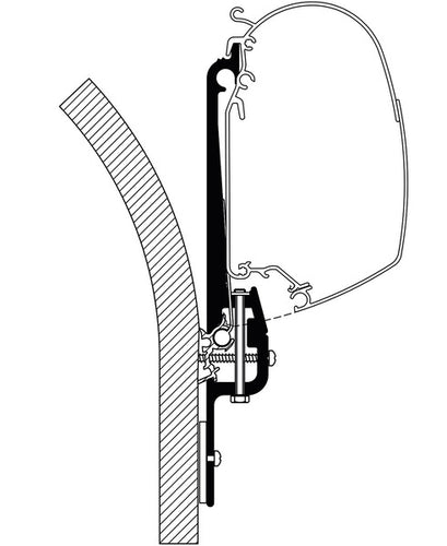 Set adattatore per tende da sole Eriba Touring 43108