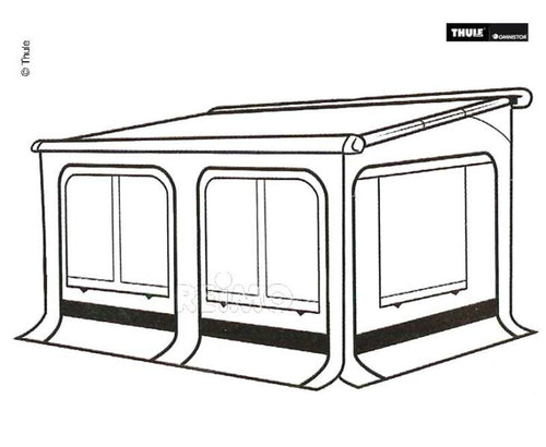 Tenda da sole panoramica Thule L 600 cm 431834