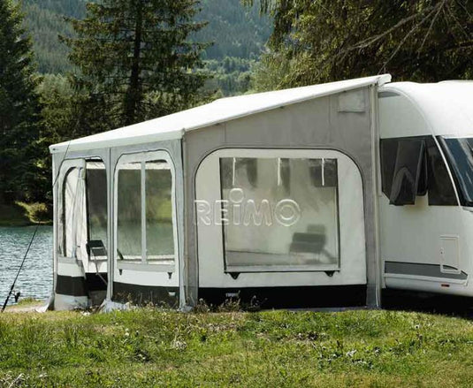 Safari Panorama L 400 cm nero/argento, altezza 245-259 cm per 6900 43194