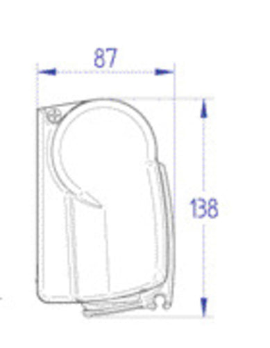 Tenda da sole Omnistor 4900 con adattatore di montaggio per Multirail 432080