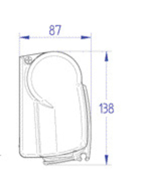 Tenda da sole Omnistor 4900 con adattatore di montaggio per Multirail 432080