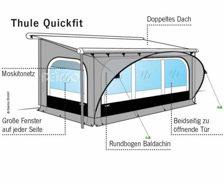 Load image into Gallery viewer, Tenda da sole Thule EasyLink per tende da sole di larghezza 400 cm e oltre 4321416
