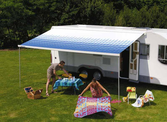 Tenda da sole Omnistor 8000 5,5m grigio Alaska, alloggiamento bianco 432335