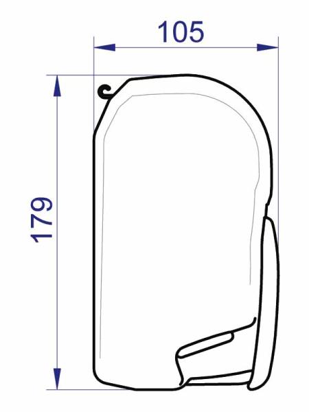 Tenda da sole Omnistor 8000 4m Alaska grigio, involucro bianco 432362