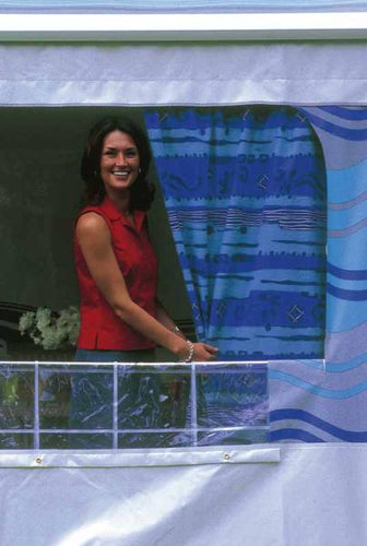 Set di tende,blu per Safari Room,4 finestre 432712