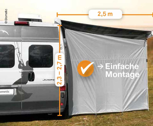 Pannello laterale Dometic per tende da sole a 12 volt premium 432886