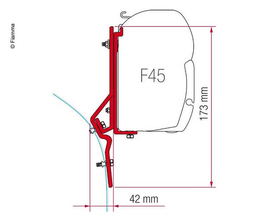 Fiamma Adap.Kit Ducato 433240