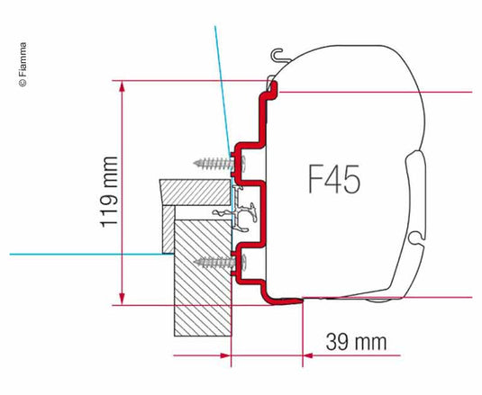 F.Adapt.Set 3m HymerExsis 433363