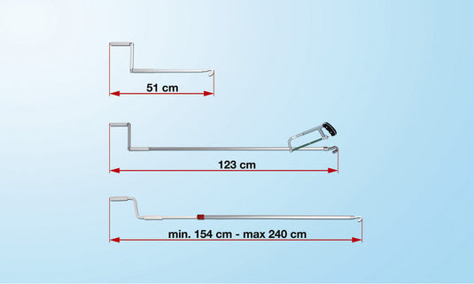 Manovella FIAMMA 51 cm 43356