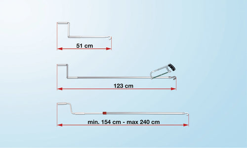Manovella FIAMMA 51 cm 43356