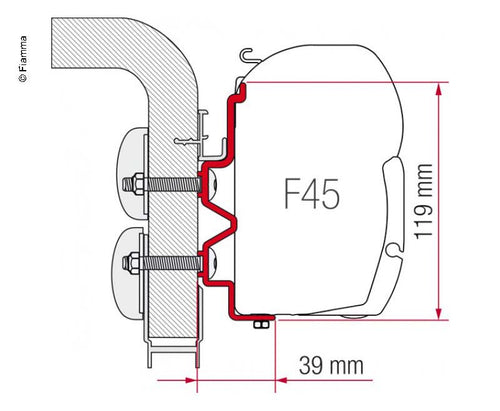 F.Adapter Kit HymerCamp 43426