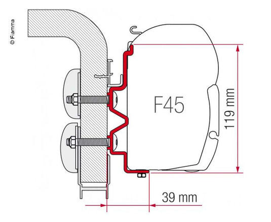 F.Adapter Kit HymerCamp 43426