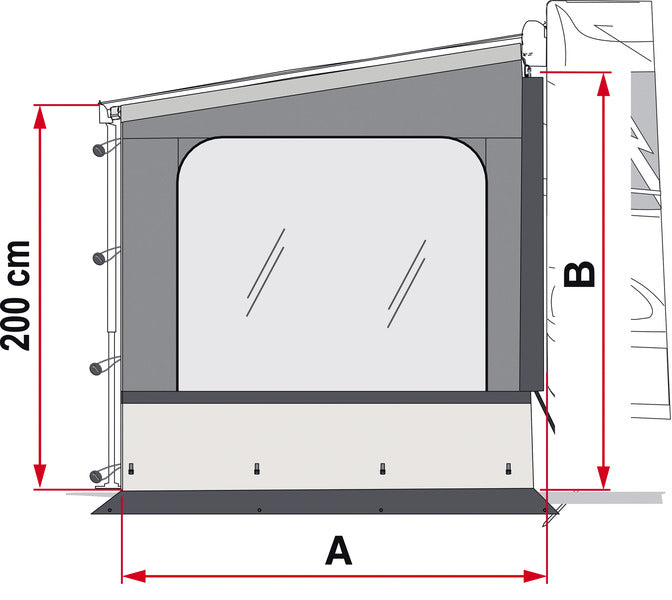 Load image into Gallery viewer, Seitenwand mit Fenster 434970
