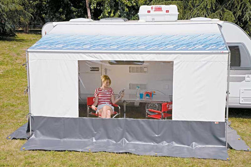 FIAMMA BLOCKER PRO parete anteriore della tenda da sole con finestra, L 225cm 43509